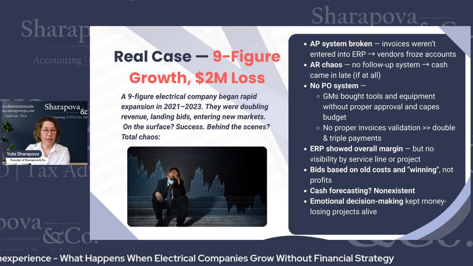 The Cost of Inexperience - What Happens When Electrical Companies Grow Without Financial Strategy
